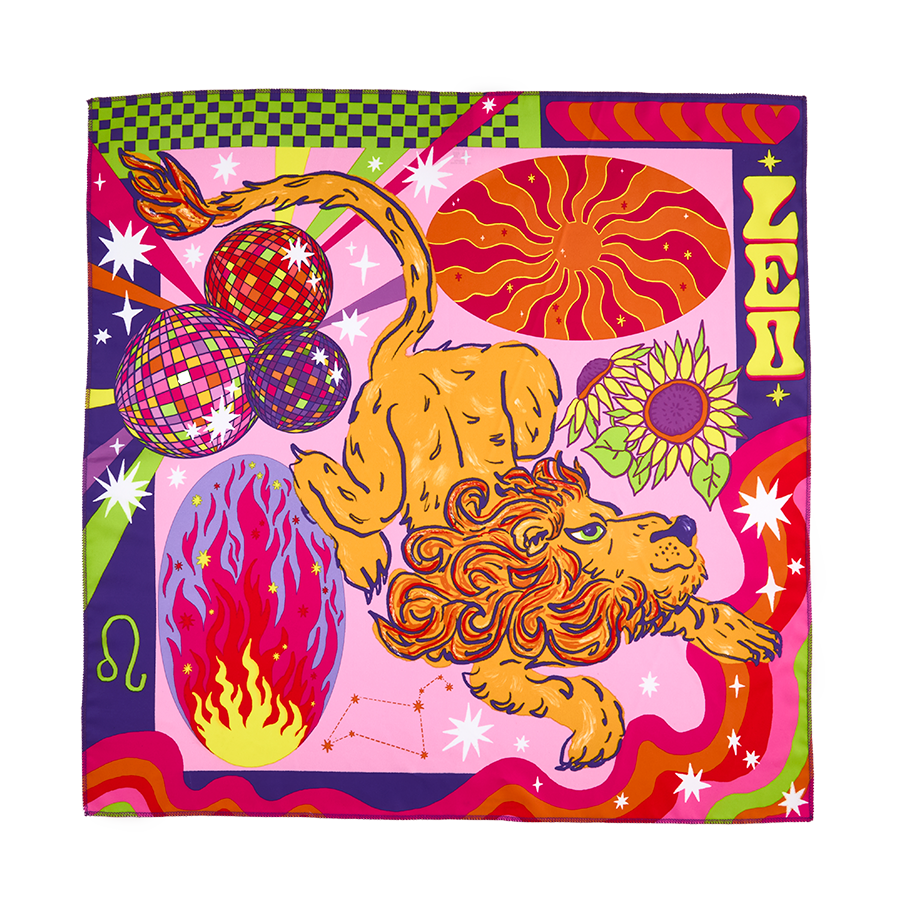Leo Knot Wrap - 70cm x 70cm